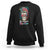 Funny Skull Mom Sweatshirt 100% Tired As A Mother Mama Life Mother's Day Gifts TS02 Black Printyourwear