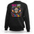 Funny Mexican Mama Sweatshirt Mom Life Got Me Feeling Un Poco Loco Latina Hispanic Sugar Skull TS02 Black Printyourwear