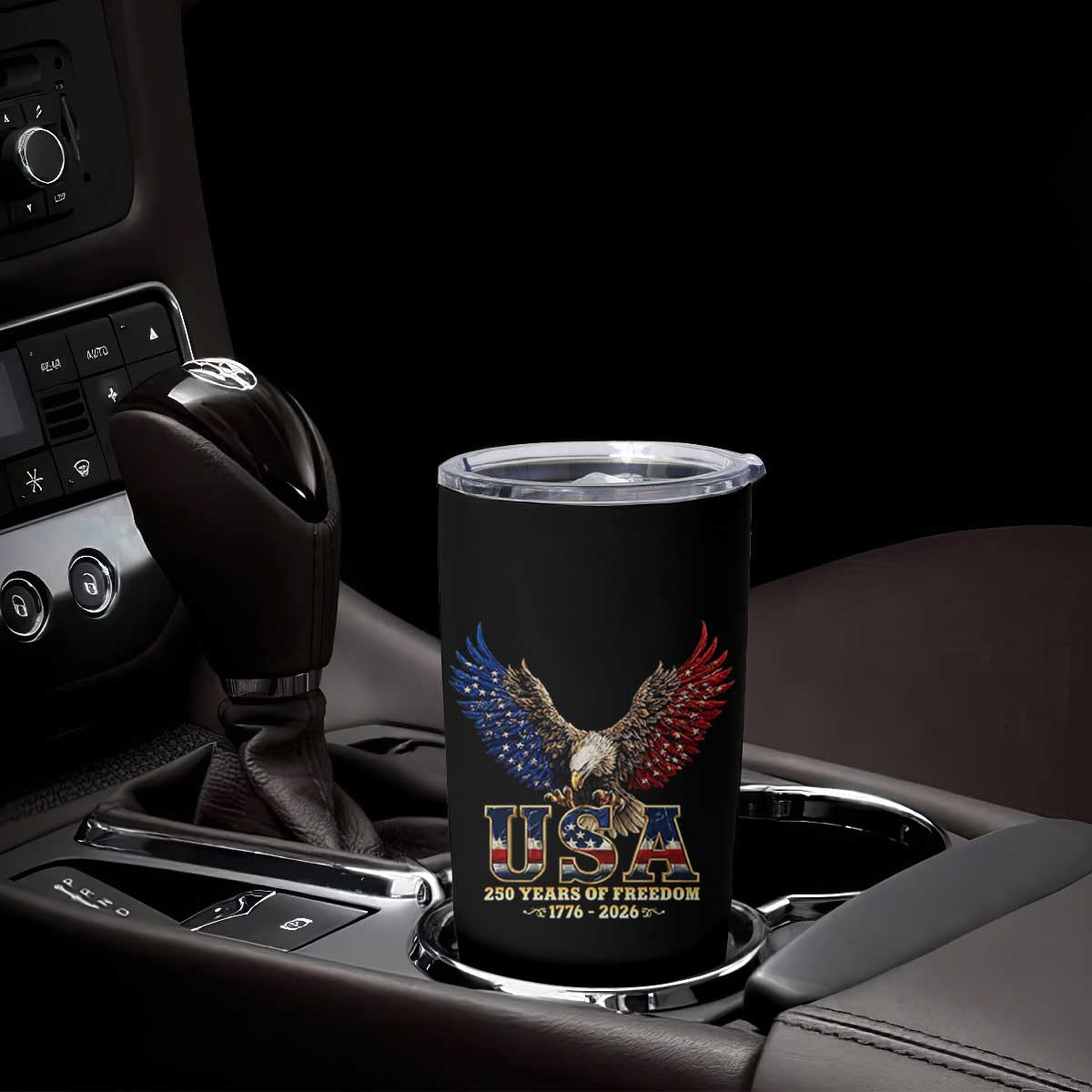 250 Years USA Majestic Bald Eagle Tumbler Cup American Flag Wings Patriotic Semiquincentennial 250th Anniversary TS02 Print Your Wear