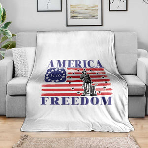 America Freedom 1776 Revolutionary War Throw Blanket Minuteman Betsy Ross Flag Patriotic History TS02 Print Your Wear