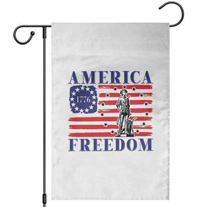 America Freedom 1776 Revolutionary War Garden Flag Minuteman Betsy Ross Flag Patriotic History TS02 White Print Your Wear