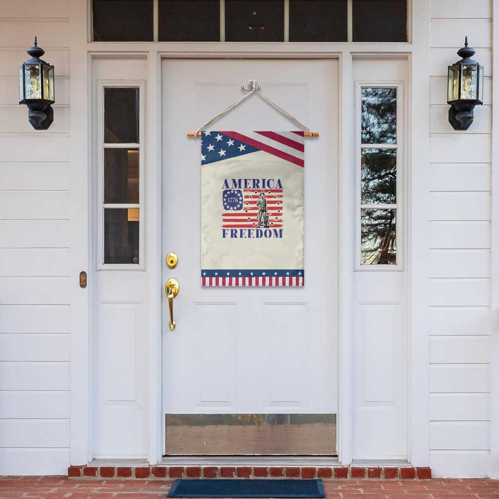 America Freedom 1776 Revolutionary War Patriotic Garden Flag Minuteman Betsy Ross Flag Patriotic History TS02 Print Your Wear