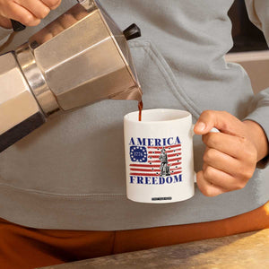 America Freedom 1776 Revolutionary War Coffee Mug Minuteman Betsy Ross Flag Patriotic History TS02 Print Your Wear