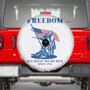 Freedom It’s What We Do Best Since 1776 Spare Tire Cover Revolutionary War Patriot Battle Scene TS02 White Print Your Wear