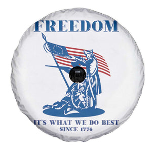 Freedom It’s What We Do Best Since 1776 Spare Tire Cover Revolutionary War Patriot Battle Scene TS02 Print Your Wear