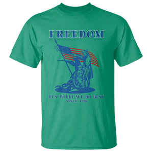 Freedom It’s What We Do Best Since 1776 T Shirt Revolutionary War Patriot Battle Scene TS02 Irish Green Print Your Wear