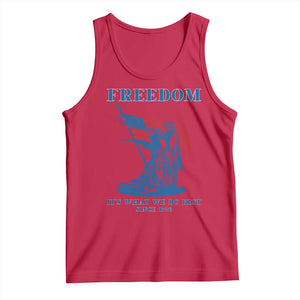 Freedom It’s What We Do Best Since 1776 Tank Top Revolutionary War Patriot Battle Scene TS02 Red Print Your Wear