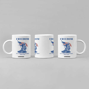 Freedom It’s What We Do Best Since 1776 Coffee Mug Revolutionary War Patriot Battle Scene TS02 Print Your Wear