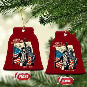 250th Anniversary 1776-2026 We The People Ceramic Ornament George Washington and Statue of Liberty History Pride TS02 Print Your Wear