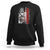 Firefighter Sweatshirt Fireman American Flag Thin Red Line Firefighter TS02 Black Printyourwear