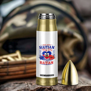 May 18th Haitian Flag Day Floral Hibiscus Bullet Tumbler Proud To Be Haitian Heritage Pride TS02 Print Your Wear