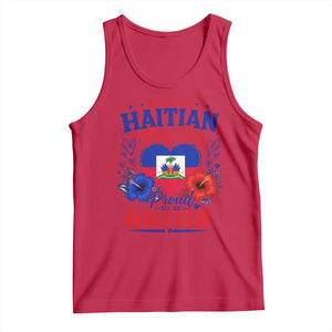 May 18th Haitian Flag Day Floral Hibiscus Tank Top Proud To Be Haitian Heritage Pride TS02 Red Print Your Wear