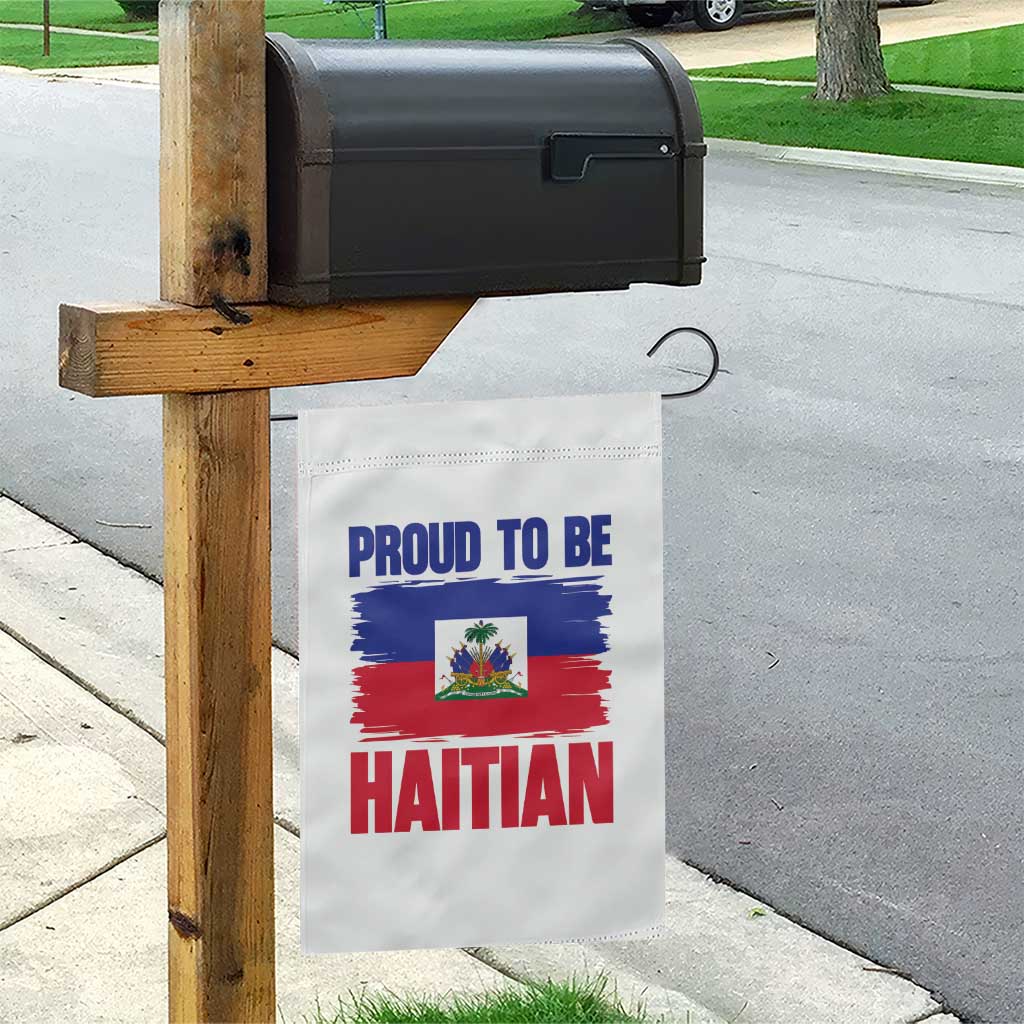 Proud To Be Haitian Garden Flag Haiti Flag Heritage Pride TS02 Print Your Wear