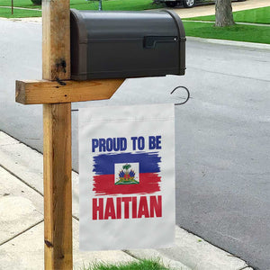 Proud To Be Haitian Garden Flag Haiti Flag Heritage Pride TS02 Print Your Wear