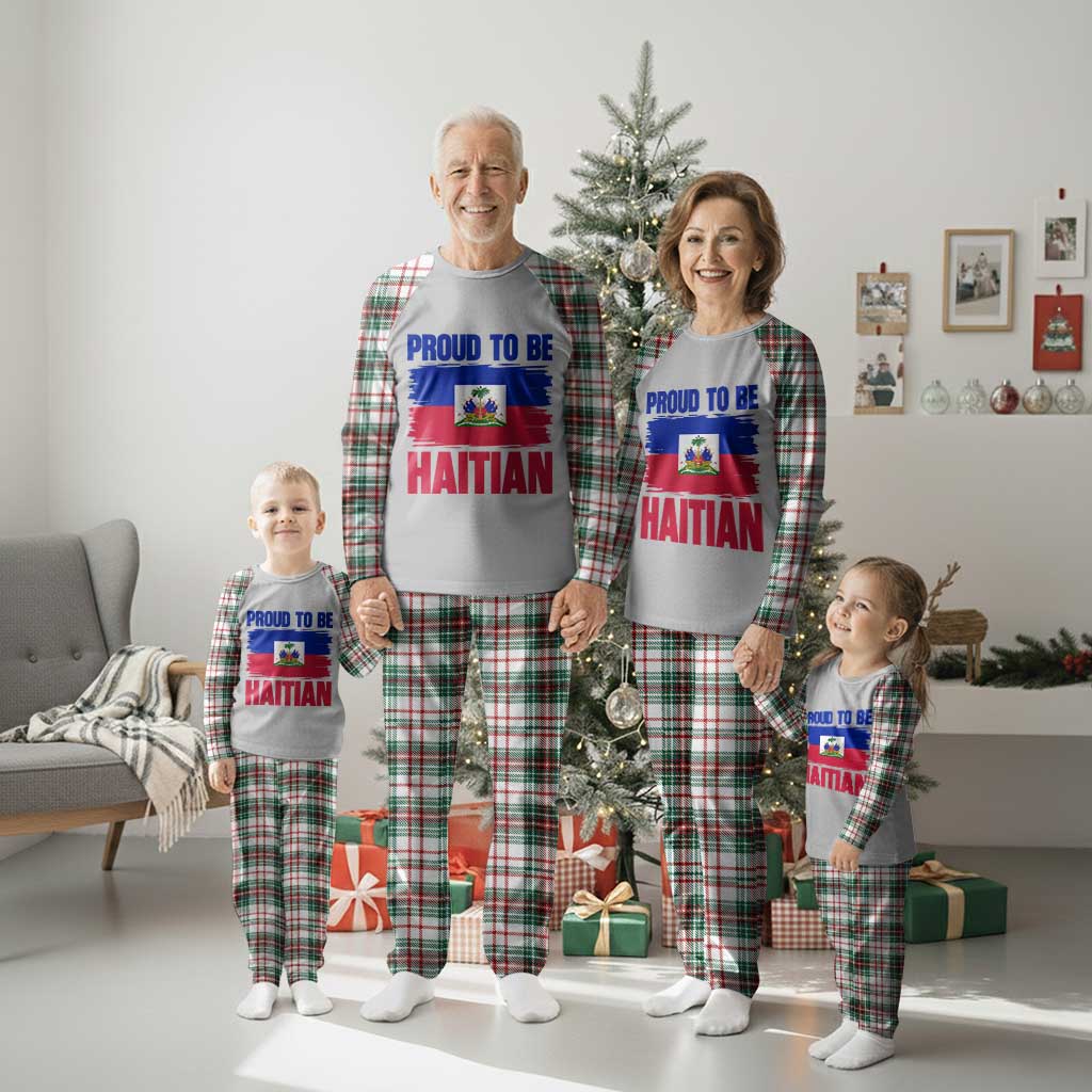 Proud To Be Haitian Plaid Pajama Set Haiti Flag Heritage Pride TS02 Christmas Plaid Print Your Wear