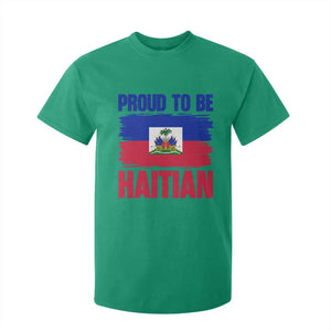 Proud To Be Haitian T Shirt For Kid Haiti Flag Heritage Pride TS02 Irish Green Print Your Wear