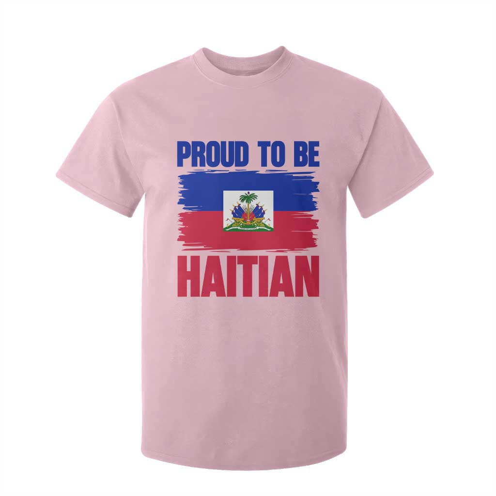 Proud To Be Haitian T Shirt For Kid Haiti Flag Heritage Pride TS02 Light Pink Print Your Wear