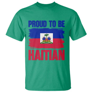 Proud To Be Haitian T Shirt Haiti Flag Heritage Pride TS02 Irish Green Print Your Wear