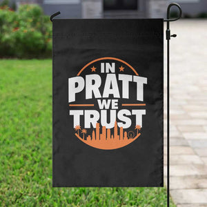 In Pratt We Trust Los Angeles Skyline Graphic Garden Flag Patriotic LA City California Pride Local Leadership TS02 Print Your Wear