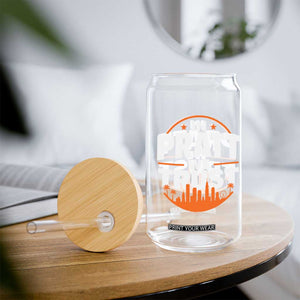In Pratt We Trust Los Angeles Skyline Graphic Glass Can Patriotic LA City California Pride Local Leadership TS02 Print Your Wear