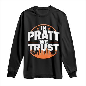 In Pratt We Trust Los Angeles Skyline Graphic Long Sleeve Shirt Patriotic LA City California Pride Local Leadership TS02 Black Print Your Wear