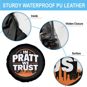 In Pratt We Trust Los Angeles Skyline Graphic Spare Tire Cover Patriotic LA City California Pride Local Leadership TS02 Print Your Wear