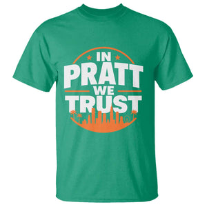 In Pratt We Trust Los Angeles Skyline Graphic T Shirt Patriotic LA City California Pride Local Leadership TS02 Irish Green Print Your Wear