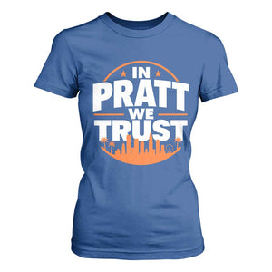 In Pratt We Trust Los Angeles Skyline Graphic T Shirt For Women Patriotic LA City California Pride Local Leadership TS02 Royal Blue Print Your Wear