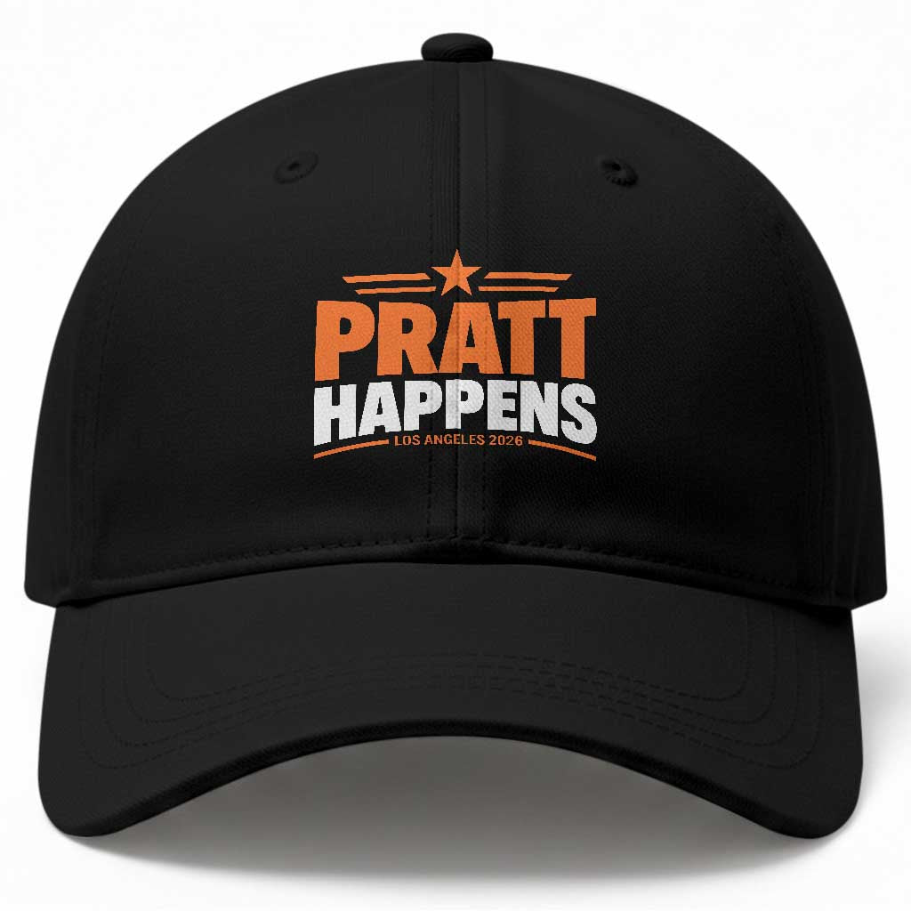 Pratt Happens Los Angeles 2026 Baseball Cap Funny Political Patriotic LA City California Pride Leadership TS02 Print Your Wear