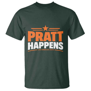 Pratt Happens Los Angeles 2026 T Shirt Funny Political Patriotic LA City California Pride Leadership TS02 Dark Forest Green Print Your Wear