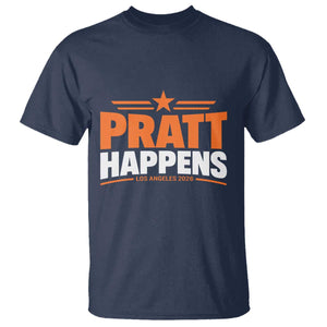 Pratt Happens Los Angeles 2026 T Shirt Funny Political Patriotic LA City California Pride Leadership TS02 Navy Print Your Wear