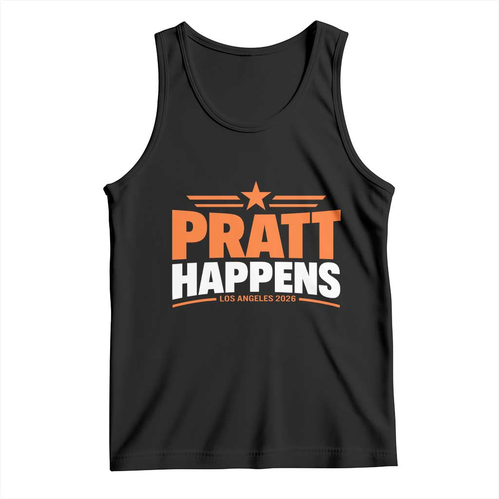 Pratt Happens Los Angeles 2026 Tank Top Funny Political Patriotic LA City California Pride Leadership TS02 Black Print Your Wear