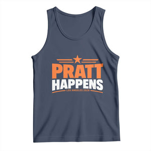 Pratt Happens Los Angeles 2026 Tank Top Funny Political Patriotic LA City California Pride Leadership TS02 Navy Print Your Wear