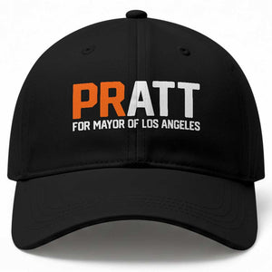 Pratt for Mayor Los Angeles Baseball Cap LA City Caliornia Pride Political Campaign Supporter TS02 Print Your Wear