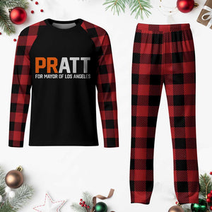 Pratt for Mayor Los Angeles Plaid Pajama Set LA City Caliornia Pride Political Campaign Supporter TS02 Buffalo Plaid Print Your Wear