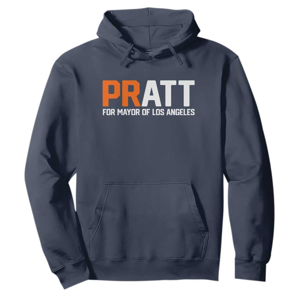 Pratt for Mayor Los Angeles Hoodie LA City Caliornia Pride Political Campaign Supporter TS02 Navy Print Your Wear