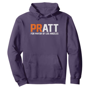 Pratt for Mayor Los Angeles Hoodie LA City Caliornia Pride Political Campaign Supporter TS02 Purple Print Your Wear