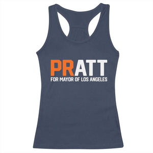 Pratt for Mayor Los Angeles Racerback Tank Top LA City Caliornia Pride Political Campaign Supporter TS02 Navy Print Your Wear