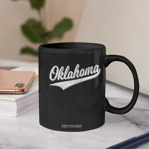Vintage Oklahoma Throwback Distressed Coffee Mug Retro Classic OK State Pride TS02 Print Your Wear