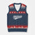Vintage Oklahoma Throwback Distressed V-Neck Knit Sweater Vest Retro Classic OK State Pride - Print Your Wear
