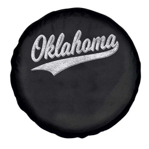 Vintage Oklahoma Throwback Distressed Spare Tire Cover Retro Classic OK State Pride TS02 Print Your Wear