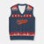 Vintage Oklahoma Orange Throwback Distressed V-Neck Knit Sweater Vest Retro Classic OK State Pride - Print Your Wear