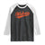 Vintage Oklahoma Orange Throwback Distressed Raglan Shirt Retro Classic OK State Pride TS02 Black White Print Your Wear