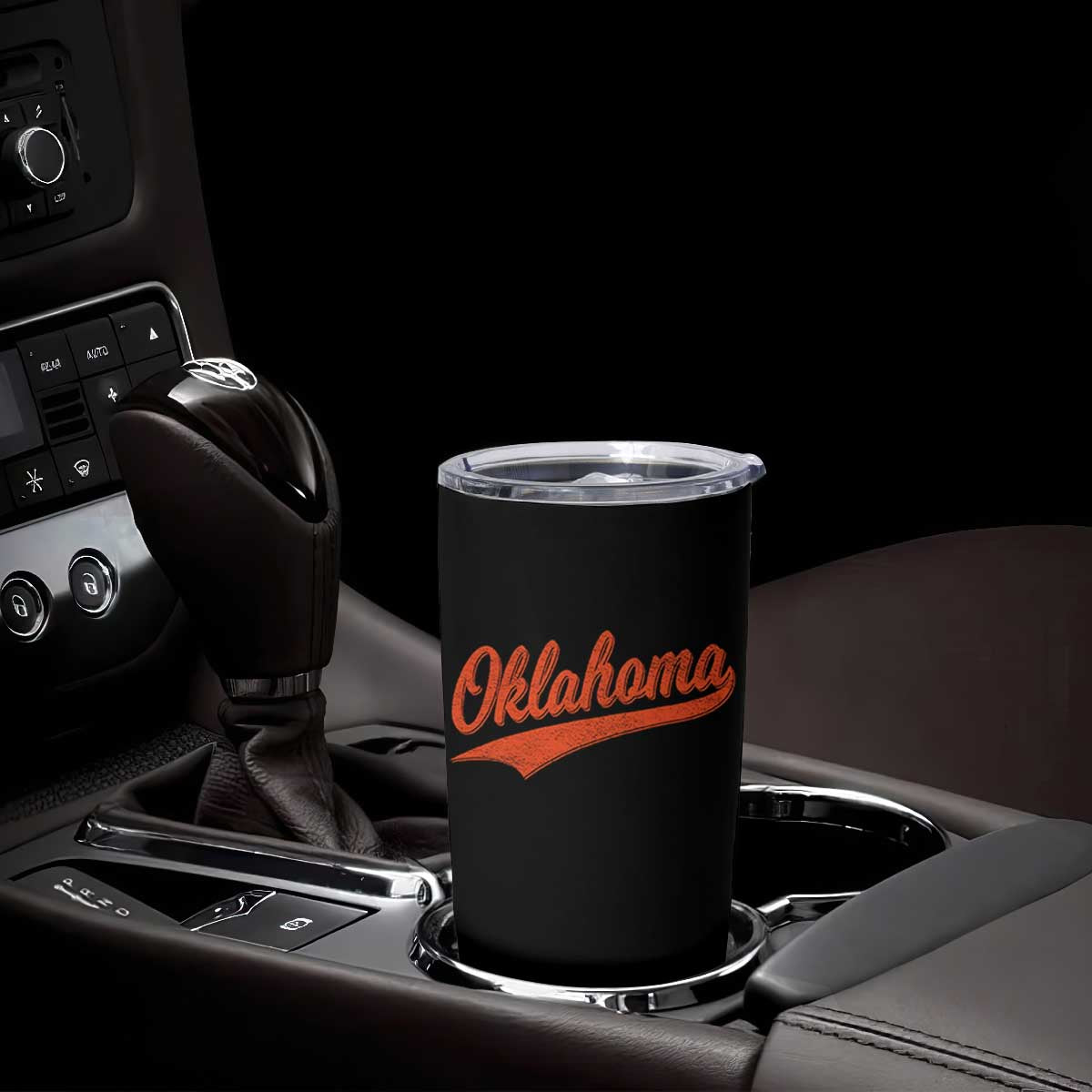 Vintage Oklahoma Orange Throwback Distressed Tumbler Cup Retro Classic OK State Pride TS02 Print Your Wear