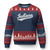Vintage Indiana Retro Throwback Distressed Ugly Christmas Sweater Retro Classic IN State Pride - Print Your Wear
