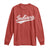 Vintage Indiana Retro Throwback Distressed Long Sleeve Shirt Retro Classic IN State Pride TS02 Red Print Your Wear
