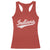 Vintage Indiana Retro Throwback Distressed Racerback Tank Top Retro Classic IN State Pride - Print Your Wear
