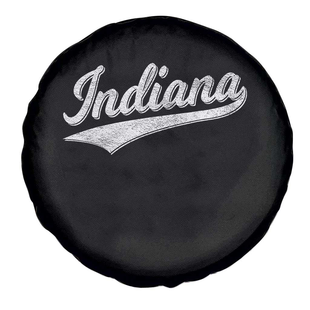 Vintage Indiana Retro Throwback Distressed Spare Tire Cover Retro Classic IN State Pride TS02 Print Your Wear