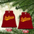 Vintage Indiana Retro Yellow Throwback Distressed Ceramic Ornament Retro Classic IN State Pride TS02 Print Your Wear
