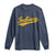 Vintage Indiana Retro Yellow Throwback Distressed Long Sleeve Shirt Retro Classic IN State Pride TS02 Navy Print Your Wear